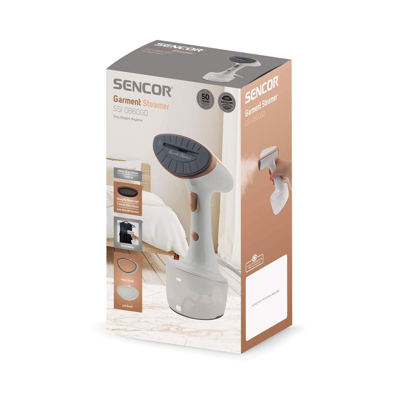 SENCOR SSI 0860GD Steam Iron 1600W, Gold مكواة بخارية سنكور