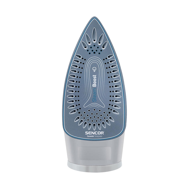 SENCOR SSI 7710BL Steam Iron, Power Input 2400W, Ceramic Soleplate, Blue مكواة بخارية سنكور
