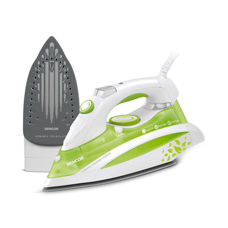 SENCOR SSI 8440GR Iron Green 2200W, Green مكواة بخاري سنكور