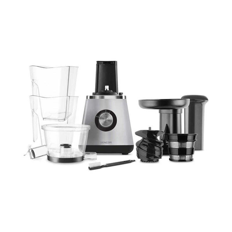 SENCOR SSJ 4041BK Fruit Juicer, Silver عصارة فواكه سنكور