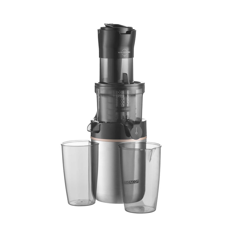 SENCOR SSJ 8050SS Slow juice extractor, Silver عصارة سنكور
