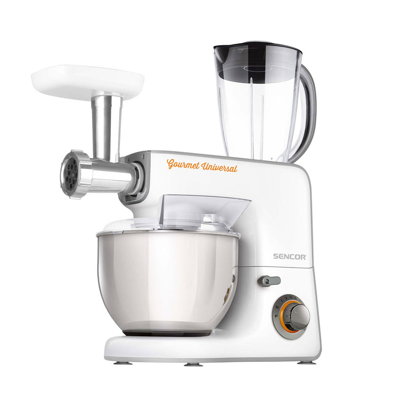 SENCOR STM 3700 WH Stand Mixer 18 Attachment 5.5L, White خلاط 5.5 لتر سنكور