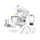 SENCOR STM 3760 WH Multi-function Food mixer, White خلاط طعام متعدد الوظائف، سنكور