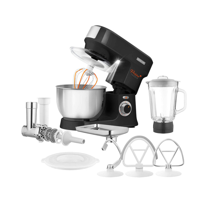 SENCOR STM 3761 BK Mixer - Blender - Meat Cutting Machine 1000 W, Black خلاط ومفرمة لحم سنكور
