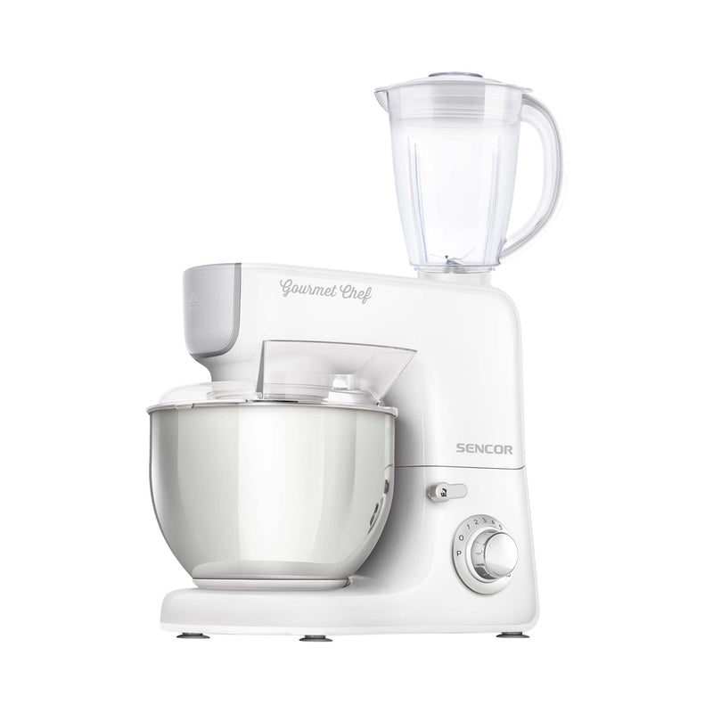 SENCOR STM 3770WH-MEG2 Stand Mixer, Blender, Meat Cutting Machine  L, Whiteخلاط ومقطع لحم سنكور  5.5