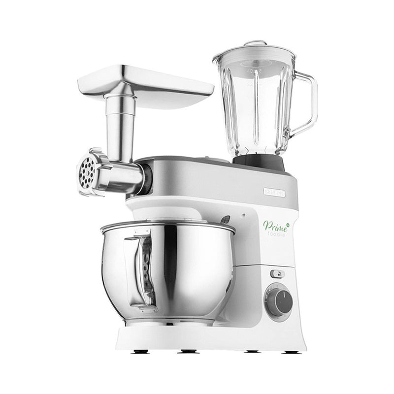 SENCOR STM 3789 SL Mixer 5 Liter Blender 1.5 Liter Shredder 1200W, White  الة تقطيع و خلاط سنكور