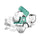 SENCOR STM 7871 GR Multi-function Food mixer, Turquoise خلاط طعام متعدد الوظائف سنكور