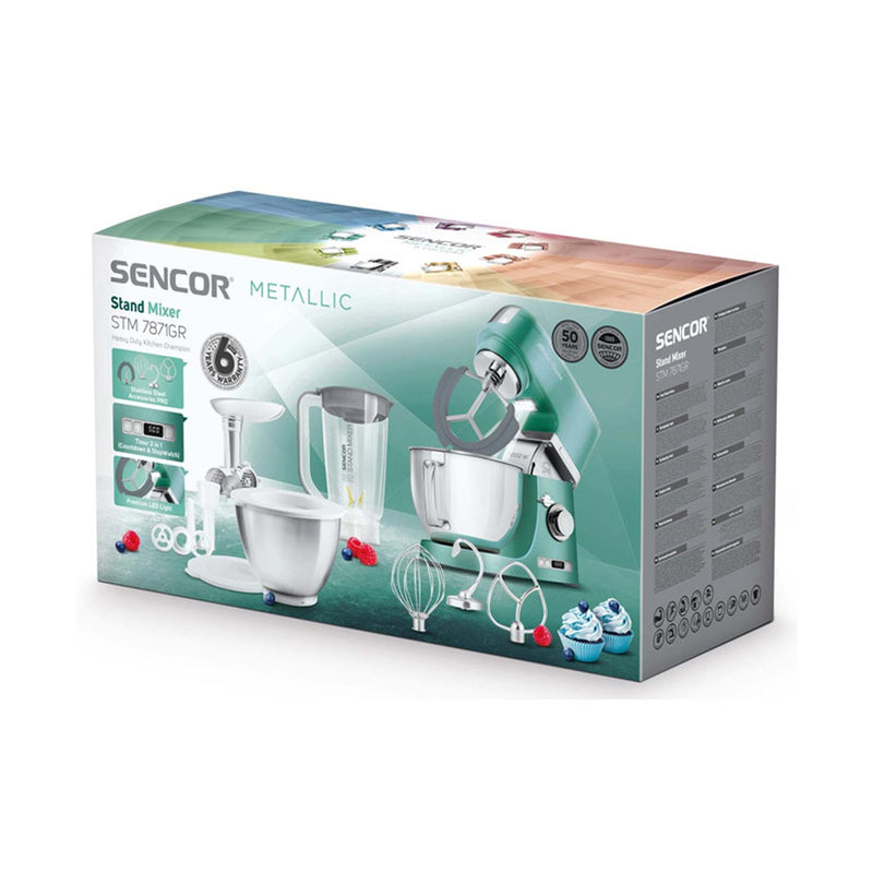 SENCOR STM 7871 GR Multi-function Food mixer, Turquoise خلاط طعام متعدد الوظائف سنكور