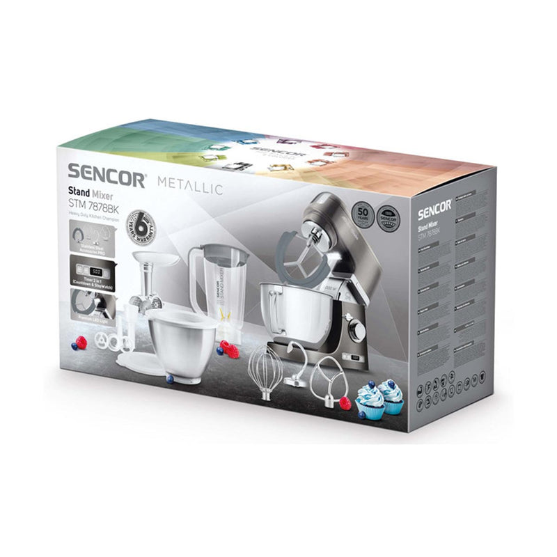 SENCOR STM 7878 BK Multi-function Food mixer, Black خلاط طعام متعدد الوظائف  سنكور