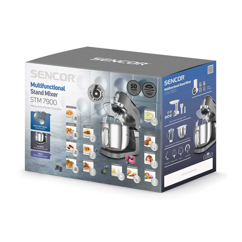 SENCOR STM 7900 Multi-function Food mixer, Grey خلاط طعام متعدد الوظائف، سنكور