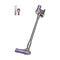 DYSON SV25 V8 Vacuum 115 Air Watts of Fade-Free Suction, Silver Nickel مكنسة كهربائية بقوة 115 وات من الهواء والشفط دايسون