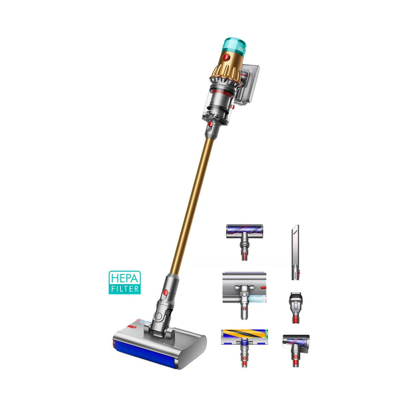 DYSON V12s Detect Slim Submarine™ Complete, (Gold/Gold) مكنسة عامودية كهربائية دايسون