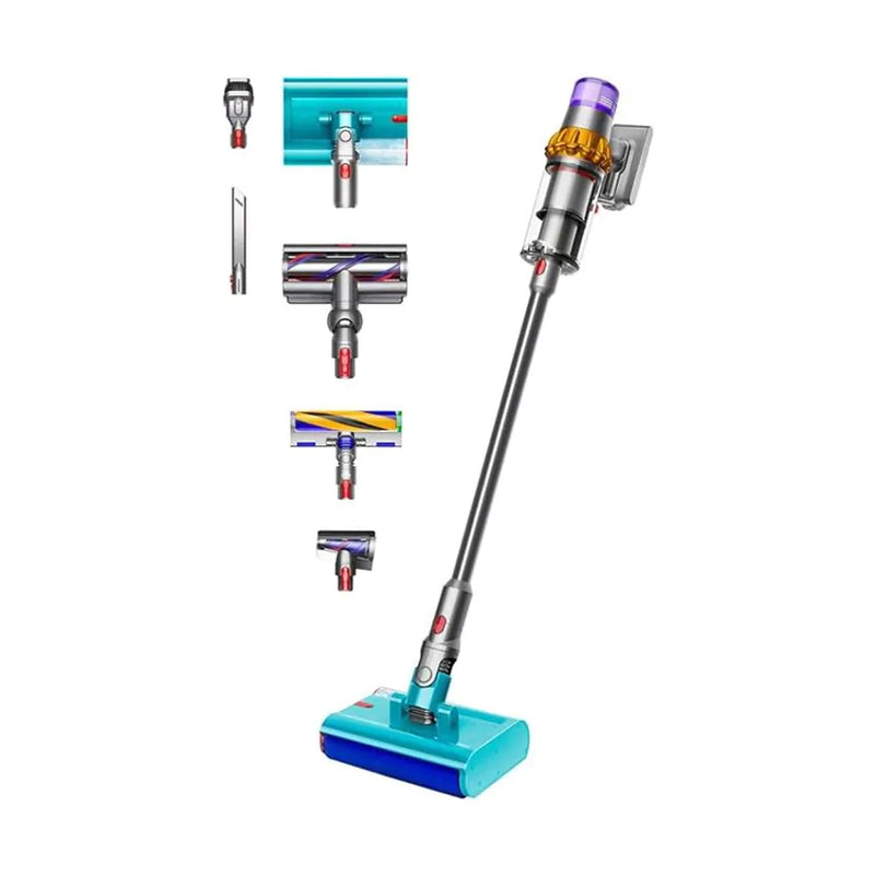 DYSON SV47 V15 DETECT SUBMARINE Wet And Dry Vacuum Cleaner, Yellow/Nickel مكنسة كهربائية رطبة وجافة، دايسون
