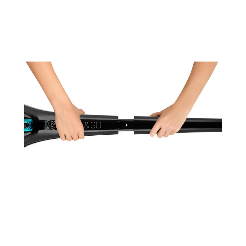 SENCOR SVC 7822TQ-MEG2 Charging Vacuum Cleaner Two Pieces With Base, Black مكنسة كهربائية شحن قطعتين مع قاعدة، سنكور