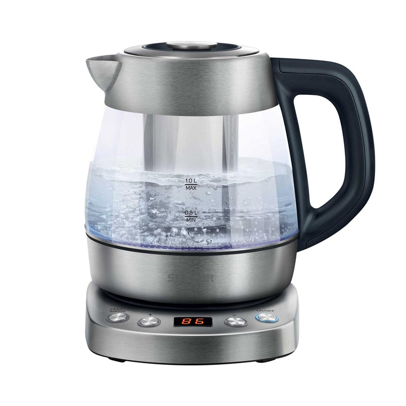 SENCOR SWK 1080SS Tea Maker 1 L 2200W, Silver غلاية مخصصة للشاي سنكور