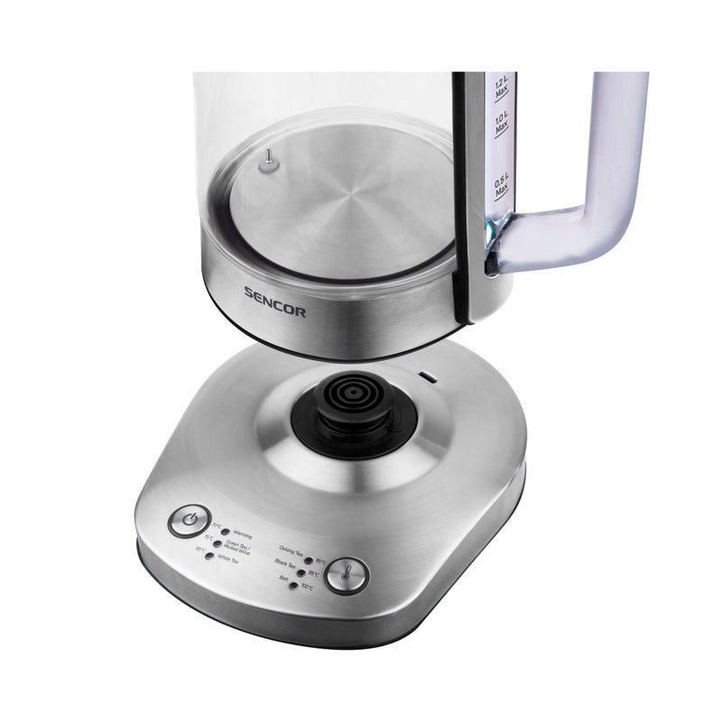 SENCOR SWK 1590SS Smart electric kettle, Silver غلاية كهربائية ذكية سنكور