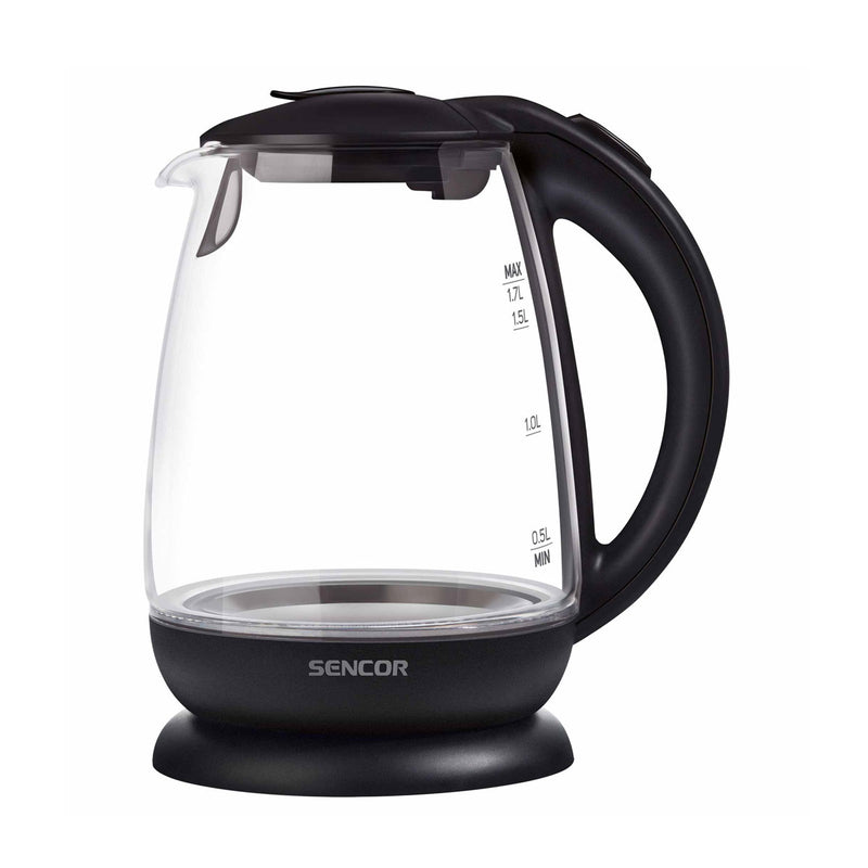 SENCOR SWK 1785BK Electric Kettle Double-sided Water Level Mark, Black غلاية كهربائية سنكور