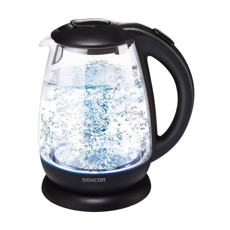 SENCOR SWK 1785BK Electric Kettle Double-sided Water Level Mark, Black غلاية كهربائية سنكور