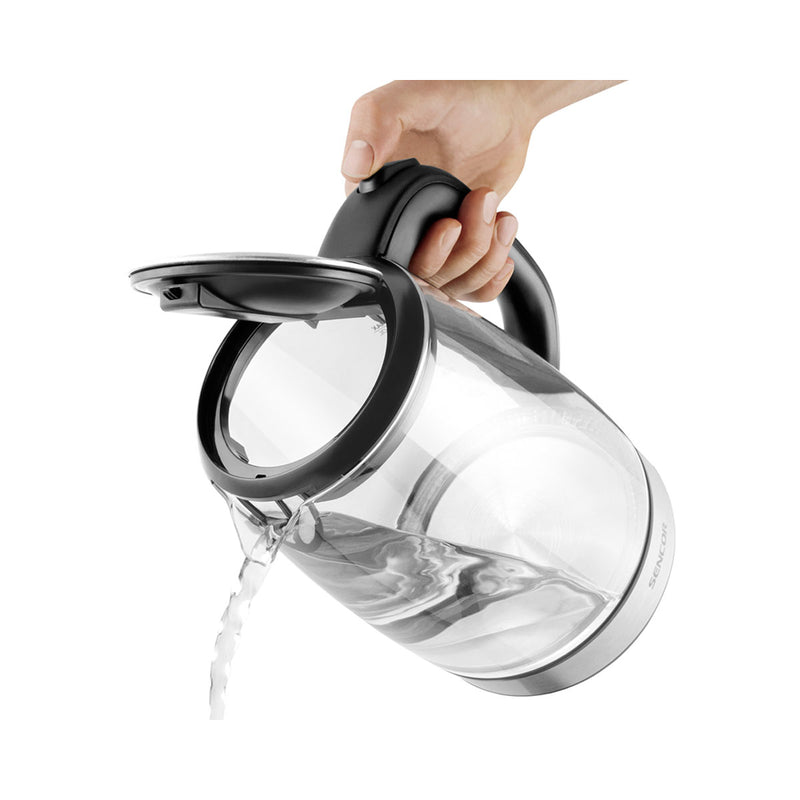 SENCOR SWK 2080BK  Glass Kettle 2 L, Black غلاية كهربائية سنكور