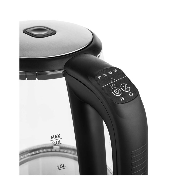 SENCOR SWK 2090BK Glass Kettle 2 L, Black غلاية سنكور