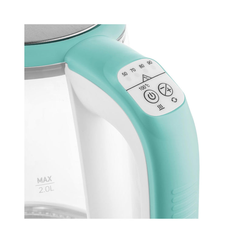 SENCOR SWK 2191GR Glass Kettle 2 L, Green غلاية كهربائية سنكور