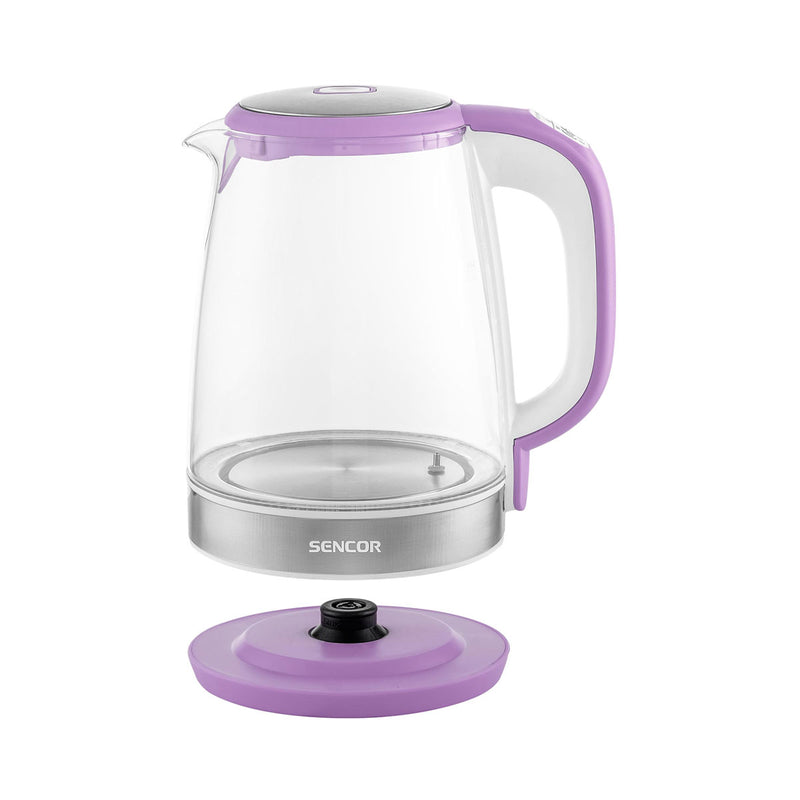SENCOR SWK 2195VT Variable Temperature Electric Kettle, Purple غلاية كهربائية متغيرة الحرارة سنكور