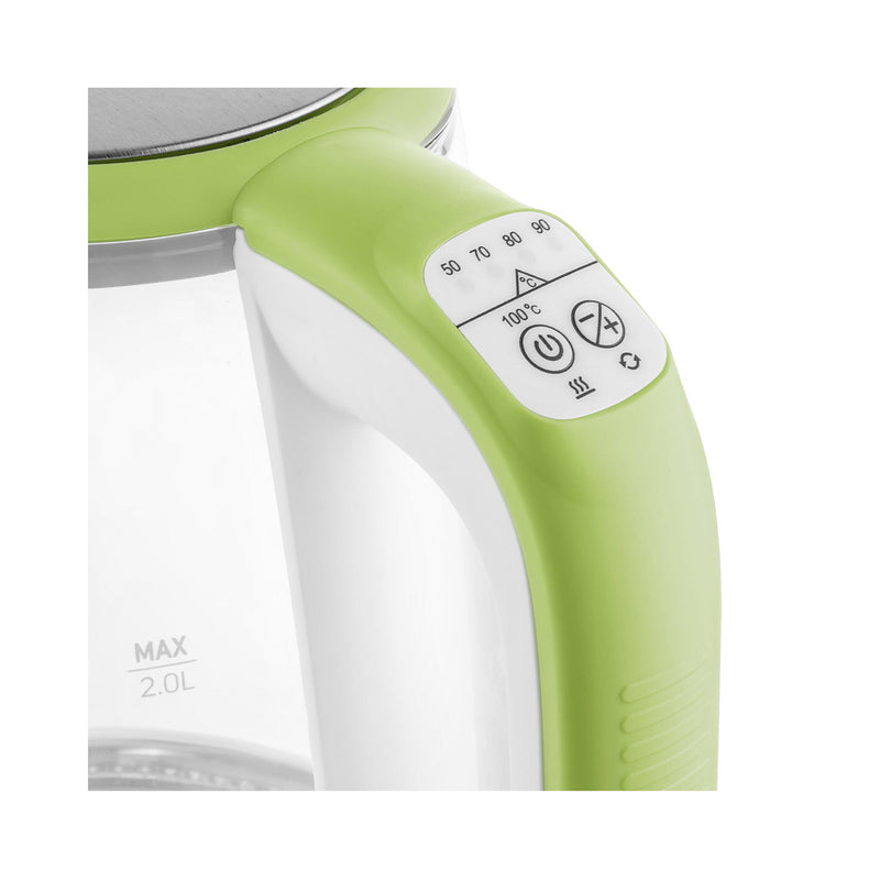 SENCOR SWK 2197GG Glass Kettle 2 L, Green غلاية كهربائية سنكور