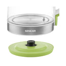 SENCOR SWK 2197GG Glass Kettle 2 L, Green غلاية كهربائية سنكور