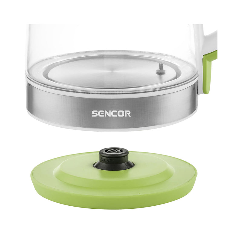 SENCOR SWK 2197GG Glass Kettle 2 L, Green غلاية كهربائية سنكور
