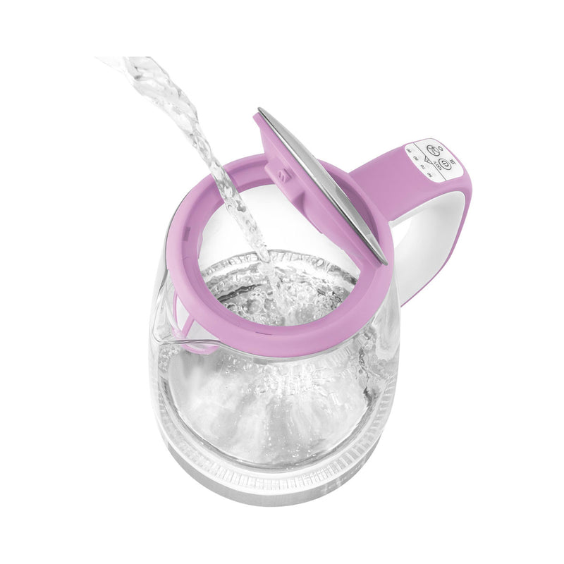 SENCOR SWK 2198RS Glass Kettle 2 L, Light Purple غلاية كهربائية سنكور