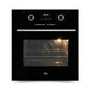 DLC T-FG60LG-02G Built-in Compact Gas Oven 60 L, Black