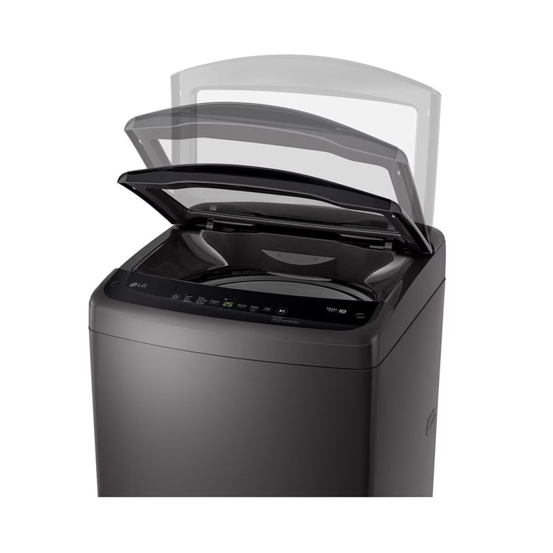 LG T16V1NDHT7-SILVER TopLoad Washer 16kg, Smart Inverter Motor, Smart Diagnosis, Silver غسالة ذات فتحة علوية ال جي