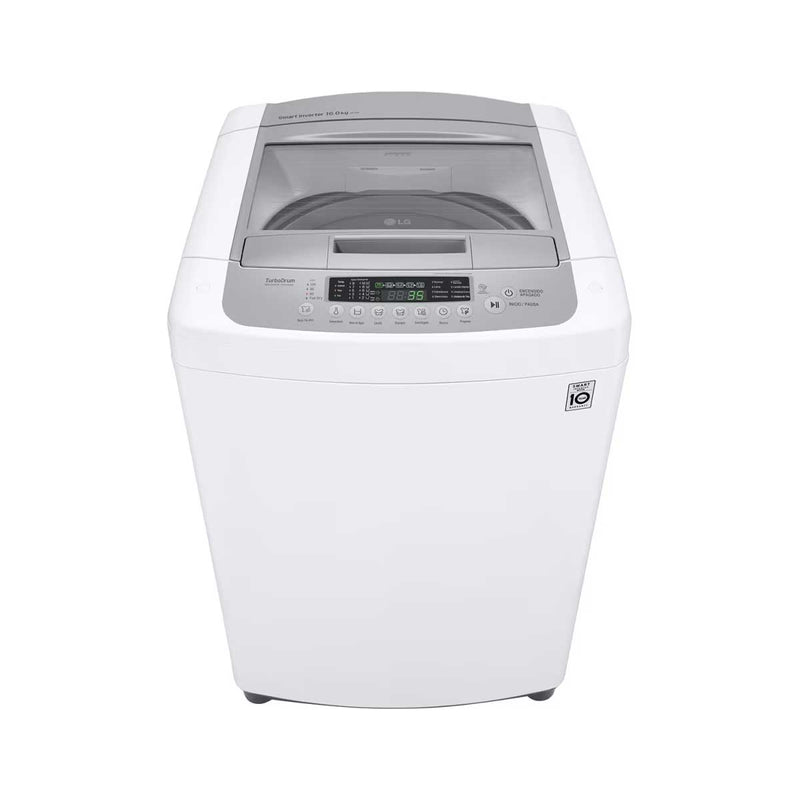 LG T16V1NDHT7 16kg Top Load Washing Machine, Smart Inverter, White