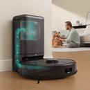 ANKER T2266V11 5845 EUFY X8 Pro Robotic Vacuum & Mop with Self-Empty Station, Black مكنسة روبوت انكر
