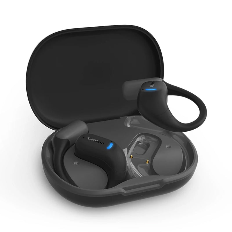 PHILIPS TAA6709DG-97 6000 Series Open-Ear True Wireless Sports Headphones, Black سماعات بلوتوث فلبس