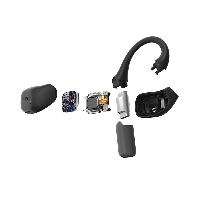 PHILIPS TAA6709DG-97 6000 Series Open-Ear True Wireless Sports Headphones, Black سماعات بلوتوث فلبس