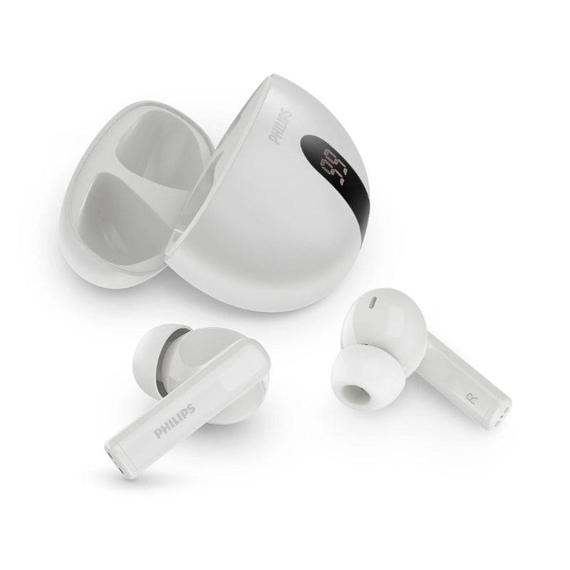PHILIPS TAT3559WT/97 TWS Headphones, White  سماعات بلوتوث فلبس