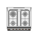 TOSHIBA TBA-24BMG4G089KS Free Standing Gas Cooker 60x60, Stainless Steel طباخ غازي اربع مشاعل مصنوع من الفولاذ توشيبا