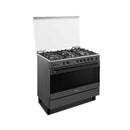 TOSHIBA TBA-36LMG5G089KS Free Standing Gas Cooker 90x60, Stainless Steel طباخ غازي  خمس مشاعل مصنوع من الفولاذ توشيبا