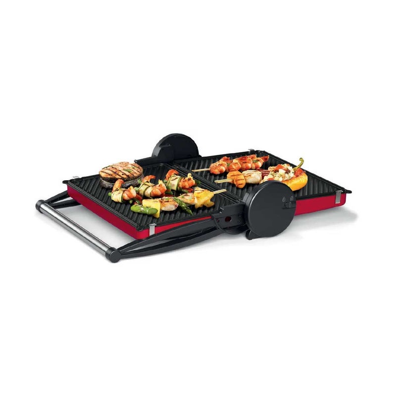 BOSCH TCG4104 3-in-1 Contact Grill Painted Steel 2000W, Red