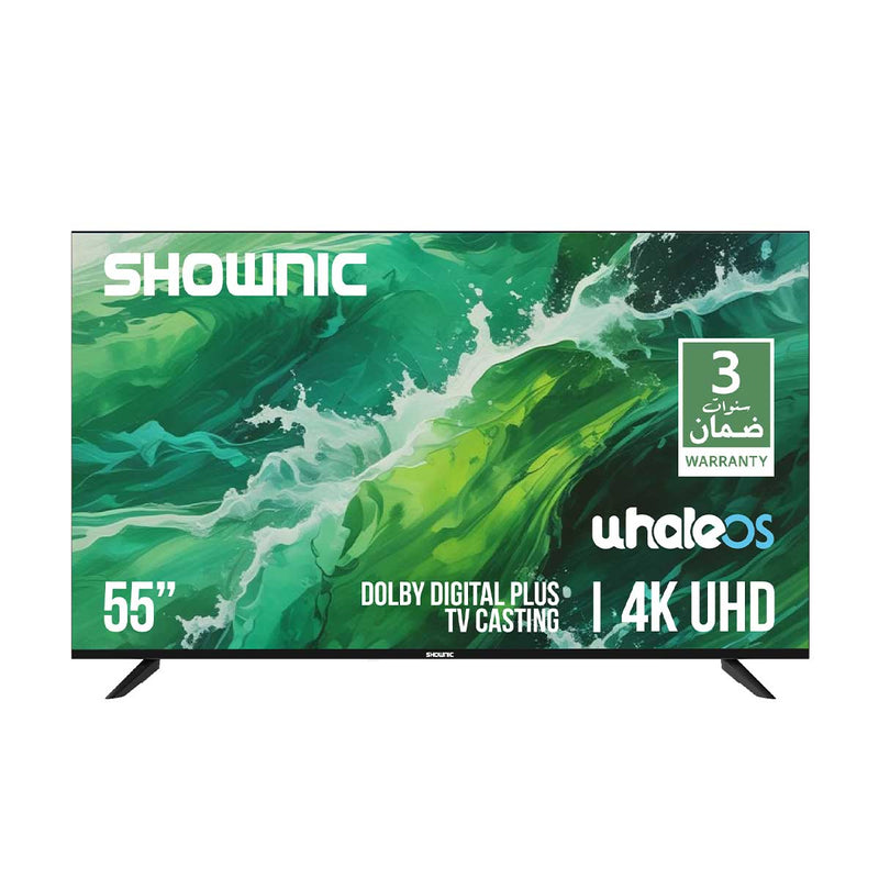 Shownic TTS-DWU55A 4K UHD Smart TV, 55 inch شاشة شونك