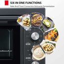 TOSHIBA TL-MC40EZF-GR Toaster Oven With Grill, Black فرن شواء 40 لتر توشيبا