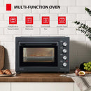TOSHIBA TL-MC40EZF-GR Toaster Oven With Grill, Black فرن شواء 40 لتر توشيبا