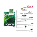 SHOWNIC TL-QWU50A QLED Smart TV, 50 Inch + Free gift شاشة حجم 50 شونك + هدية مجانية