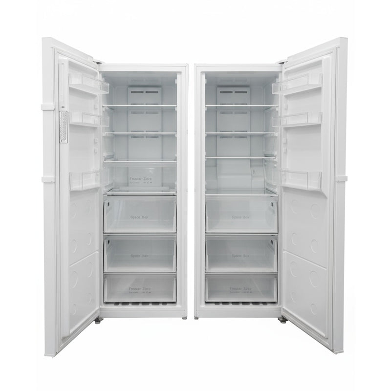 ALMATEEN TNURFMA-1940WH + TNRFMA-1940WH  ثلاجة 20 قدم + مجمدة 20 قدم تون المتين