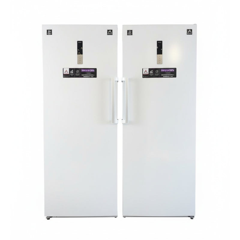 ALMATEEN TNURFMA-1940WH + TNRFMA-1940WH  ثلاجة 20 قدم + مجمدة 20 قدم تون المتين