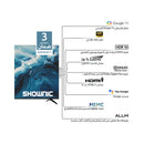 SHOWNIC TS-75AUHGQ 4K UHD Smart LED TV with Google TV – 120Hz Plus Series, 75-Inch