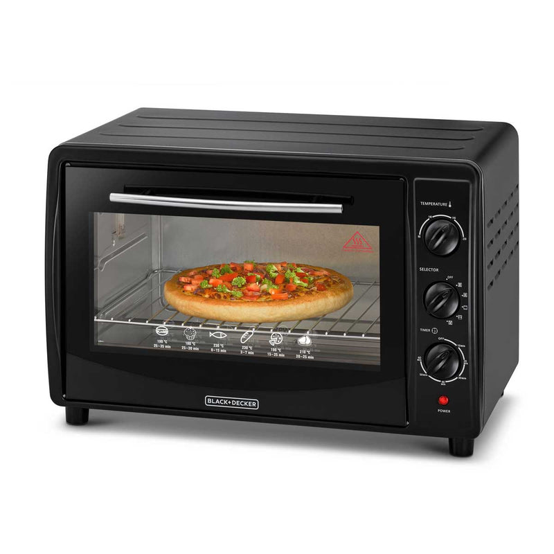 BLACK & DECKER TRO45RDG-B5 45L Toaster Oven with Double Glass and Rotisserie  فرن محمصة مزدوج متعدد الوظائف