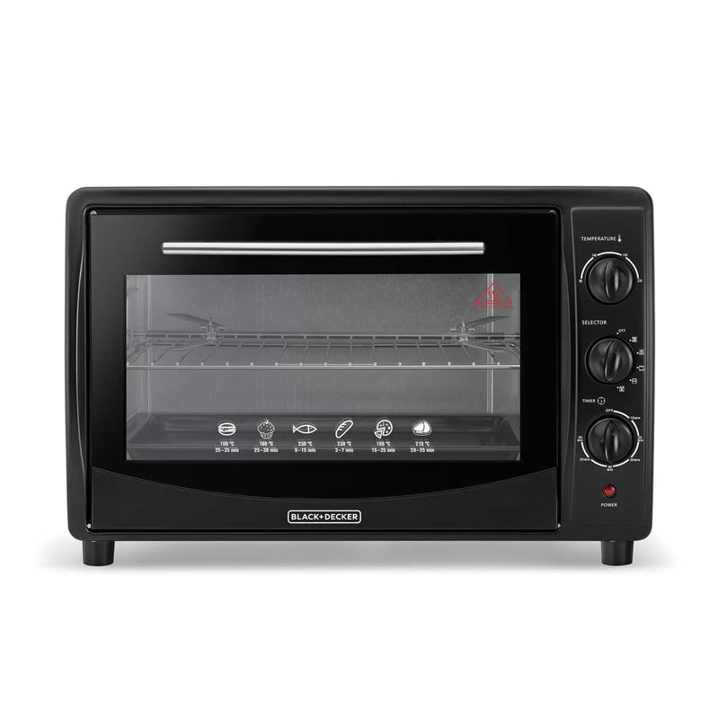 BLACK & DECKER TRO45RDG-B5 45L Toaster Oven with Double Glass and Rotisserie  فرن محمصة مزدوج متعدد الوظائف