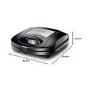 BLACK & DECKER TS2120-B5 Sandwich Maker, Black